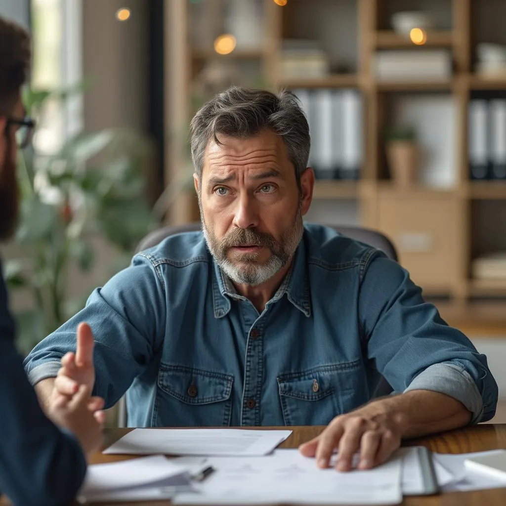 Resistant business owner rejecting change